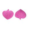 Molde de Silicone para Doces Dobrados Folha Folha Clampe Molde para Decoração de Bolo Chocolate Folha Dobrada