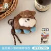 Tengyi Bolsa para Auriculares con Cabeza de Cachorro Creativa Lanyard Colgante Decoración para Mochila de Niña Billetera Pequeña Portátil