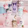 Sanrio Hellokitty Hello Kitty Copo Térmico Novo Compacto com Canudo Desenho Animado Fofo Copo de Água para Meninas