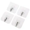 Ganchos adhesivos fuertes para montaje en pared, adecuados para uso pesado en la cocina, no requieren taladro, se pueden fijar en la parte trasera de las puertas y disponibles para venta al por mayor