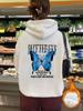 Sudadera de mujer transfronteriza de otoño e invierno con bolsillo tipo canguro y capucha de manga larga con forro polar grueso con estampado ZACH BRYAN