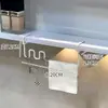 Armario Espejo de Baño Artefacto de Almacenamiento Estante de Hierro Forjado Estante para Cosméticos de Baño Colgador para Accesorios del Cabello