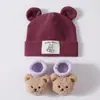 Bebés y Niños Pequeños de 0 a 12 Meses, Lindos Sombreros para Bebés para Niños y Niñas en Primavera y Otoño, Sombreros Rojos para Recién Nacidos de Mes Completo con Protección para la Fontanela, Festivos