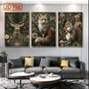Pôsteres de Animais: Raposa, Coelho, Veado Conjunto Decorativo de Três Peças, Mais Vendido da Amazon Adequado para Decoração de Sala de Estar