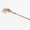 175mm Horquilla de Hoja y Capullo Color Cobre Conservante Accesorio para el Cabello DIY Accesorios de Joyería Materiales de Adorno para el Cabello Estilo Antiguo