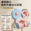 Soporte para Cabezal de Ducha, Soporte de Pared para Cabezal de Ducha de Lluvia en Baño sin Taladro, Gadget de Base Universal Ajustable Montado en la Pared