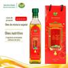 Atacado de fábrica 500ml caixa de presente garrafa de vidro óleo comestível adicionar óleo de semente de cártamo óleo de mistura vegetal venderá presente