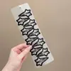 Pinza Bb Negra Esmerilada de Gama Alta para Niños y Niñas, Flequillo Lateral, Frente y Parte Posterior de la Cabeza, Adorno Sencillo para la Cabeza