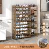Zapatero de Bambú para Puerta de Casa a Prueba de Polvo Dormitorio Estante de Almacenamiento Multicapa Zapatero de Entrada Almacenamiento Zapatero Simple