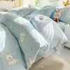 Conjunto de Quatro Peças com Estampa de Desenho Animado em Algodão Puro - Novo 2026