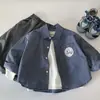 Camisas para Niños Mabao 2026 Otoño Nuevo Estilo Coreano Camisas de Manga Larga a Cuadros para Niños Pequeños Tops de Primavera Modernos