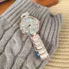 Reloj de Cuarzo para Mujer Milisha de Lujo con Diamantes Completos, Esfera Grande, Personalizado, Moda, Esfera Giratoria, Resistente al Agua, Venta al por Mayor