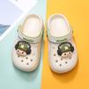 Zapatos Croc para Niños Dibujos Animados para Interior Dos Usos Bebé Niña Baotou Eva Lindo Baotou Suela Ligera Sandalias para Casa