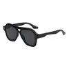 Nuevas Gafas de Sol de Color Gelatina Europeas y Americanas Doble Puente Moda Elegante Estilo Ins Punk Popular Mismo Estilo Anti-UV