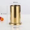 Suporte para Hashis de Aço Inoxidável Estilo Coreano Caixa de Armazenamento de Hashis Simples e Moderna Gaiola para Hashis Dourada Espessada Dreno de Cozinha Luxo Leve