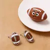 Aretes de Aleación con Goteo de Aceite de Pelota Deportiva Fútbol Béisbol Baloncesto