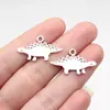 Colgante Serie Dinosaurios de Plata Antigua Brachiosaurus Pterosaurio Estegosaurio Tyrannosaurus Triceratops Colgante Accesorios para Joyería DIY