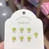 Decoración de Manicura de Resina Árbol Fluorescente Estéreo Joyería para Uñas DIY Pendientes Funda de Teléfono Móvil Accesorios para Uñas Portátiles