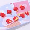 Serie de Año Nuevo Bolsa de la Suerte petardos linterna diy pegamento de crema funda de teléfono diadema accesorios para el cabello calcomanía para vaso de agua Resina Goka