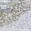 Punta de Manicura Flor de Ciruelo de 6 mm Joya de Diamante con Forma Especial Decoración de Manicura Material para Uñas Portátil Super Brillante Arte de Uñas Diamante para Cabello