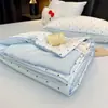 Colcha Fresca de Seda com Toque de Gelo, Nova para Primavera/Verão 2026, Colcha de Verão, Colcha com Ar Condicionado, Toque Duplo Fresco e Macio, Amigável à Pele e Respirável