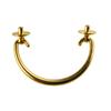Jingmao -356 manija semicircular antigua de aleación de zinc para decoración del hogar, estilo retro, para cajón, manija antigua, espaciado entre agujeros de 83 mm