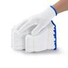 Luvas de Proteção para Trabalho em Algodão para Abajur, Luvas de Trabalho Grossas Antiderrapantes em Fio de Algodão, Fio de Algodão Estampado, Fio Resistente ao Desgaste, Luvas Protetoras de Cinco Dedos para Atacado