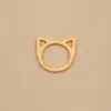 Directamente del fabricante: Broches de Dibujos Animados de Aleación con Forma de Oreja de Gato de Colores, Herramientas de Tejido DIY, Anillas Cerradas, 9 Colores Disponibles