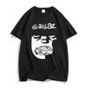Camiseta Gorillaz Banda de Música Caliente Camiseta de Manga Corta Harajuku