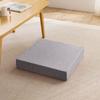 Cojín de lino cojín de esponja de alta densidad 45D cojín para silla de comedor artefacto sedentario de oficina cojín para silla elevadora de altura para estudiante