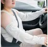 Mangas de Protección Solar de Tamaño Grande para Mujer, Protección UV, Longitud Extendida de Verano, Mangas de Hielo Holgadas para Hombre, Mangas de Brazo de Seda de Hielo para Ciclismo y Conducir