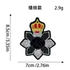 Suministro Transfronterizo de Cuentas de Alta Gama, Lentejuelas, Parches Bordados, Insignias de Corona, Parches Bordados para Ropa, Decoraciones para Bolsos y Parches Decorativos