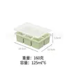 Bandeja de Hielo Grande de Silicona Transfronteriza Molde de Cubitos de Hielo de Grado Alimenticio Molde de Bola de Hielo de Desmoldeo Fácil Congelación Rápida Molde para Hacer Hielo Casero