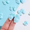 Laços Azul Claro Grandes e Pequenos Cola Creme Artesanal DIY Capa para Celular Ímã de Geladeira Material para Joias de Cabelo Acessórios de Resina