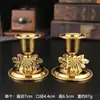 Suporte de Vela Retro Simples Estilo Europeu Suporte de Vela Requintado e Elegante Liga de Zinco Decoração de Mesa para Jantar à Luz de Velas Enfeites Atacado
