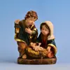 Set de belén de dibujos animados religioso, suministro exclusivo transfronterizo desde la fábrica de origen, adornos de estatuas de artesanía de resina, admite personalización