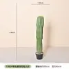 Planta Artificial de Cactus Columna del Desierto para Paisajismo Verde Interior y Exterior, Planta en Maceta de Pie para Escaparates de Centros Comerciales, Simulación de Alta Calidad