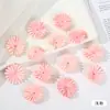 Criativo DIY headdress de pétalas de crisântemo comprimidas material de decoração de casamento flor artificial flor falsa grampo de cabelo flor acessório de roupa