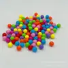 Cuentas Acrílicas de 6 mm de Colores Caramelo No Porosas, Cuentas Sólidas de Color Macarrón, Rellenos de Mármol de Colores Caramelo, Bolitas Pequeñas
