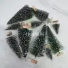 Mini Árboles de Navidad Adornos de Escritorio, Variedad Transfronteriza de Paquetes Combinados de Árboles de Navidad Pequeños, Bolsas de Tamaños Mixtos de 4-15 Árboles
