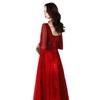 Vestido de Maternidad Modelo Nuevo 2026 para Mujer, Oculta el Vientre, Adelgazante, Tallas Grandes, Vestido de Novia para Boda, Regreso a Casa, Estilo Largo, Borgoña