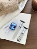 Conejo Miffy Correa de Metal y Cuero Adecuada para Apple Watch iWatch Generación 11 10/9876Ultra/Se
