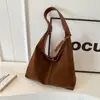 Bolso de Hombro de Gran Capacidad Otoño e Invierno Nuevo Bolso de Hombro de Gamuza Gamuza Bolso Tote Otoño e Invierno Moderno y Versátil Gama Alta