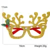 Óculos de Natal 2025 Decoração de Festa Infantil Suprimentos Decorações de Natal Adereços para Fotos Armações de Óculos de Rena