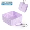 Comedero plegable para perro, comedero portátil para perros para uso en exteriores, bebedero para exteriores, comedero de silicona para perros