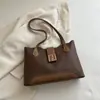Bolso Tote de Alto Estilo Nuevo para Verano 2026 para Mujer, Bolso de Hombro Grande para el Trabajo, Bolso Cubo de Gran Capacidad para el Hombro para Mujer