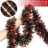 Guirnalda de Decoración de Año Nuevo con Lentejuela Dorada de Cinco Estrellas y Roja, Guirnalda de Boda, Arreglo para el Día de Año Nuevo y Festival de Primavera, Cintas de Colores y Cintas de Senna
