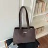 Bolsa de Tote Bordada en Inglés Lemon Corner Grid para Estudiantes Universitarios, Fresca y Relajante, Versátil para el Trayecto al Trabajo, Clases y Salidas, Bolso Cruzado