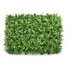 Pared Vegetal Simulada, Pared de Césped, Pared de Plantas Verdes Artificiales, Pared Densa de Césped Artificial, Decoración para Exteriores, Pared de Bienvenida