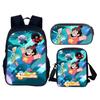 Mochila Escolar Steven Universo Cosmic Kid Mochila Infantil Conjunto de Três Peças